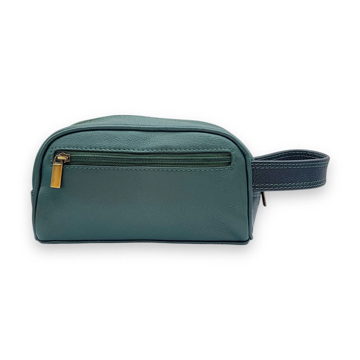 Hand Pouch, WashBag, Toiletry, Genuine Leather 2694Z