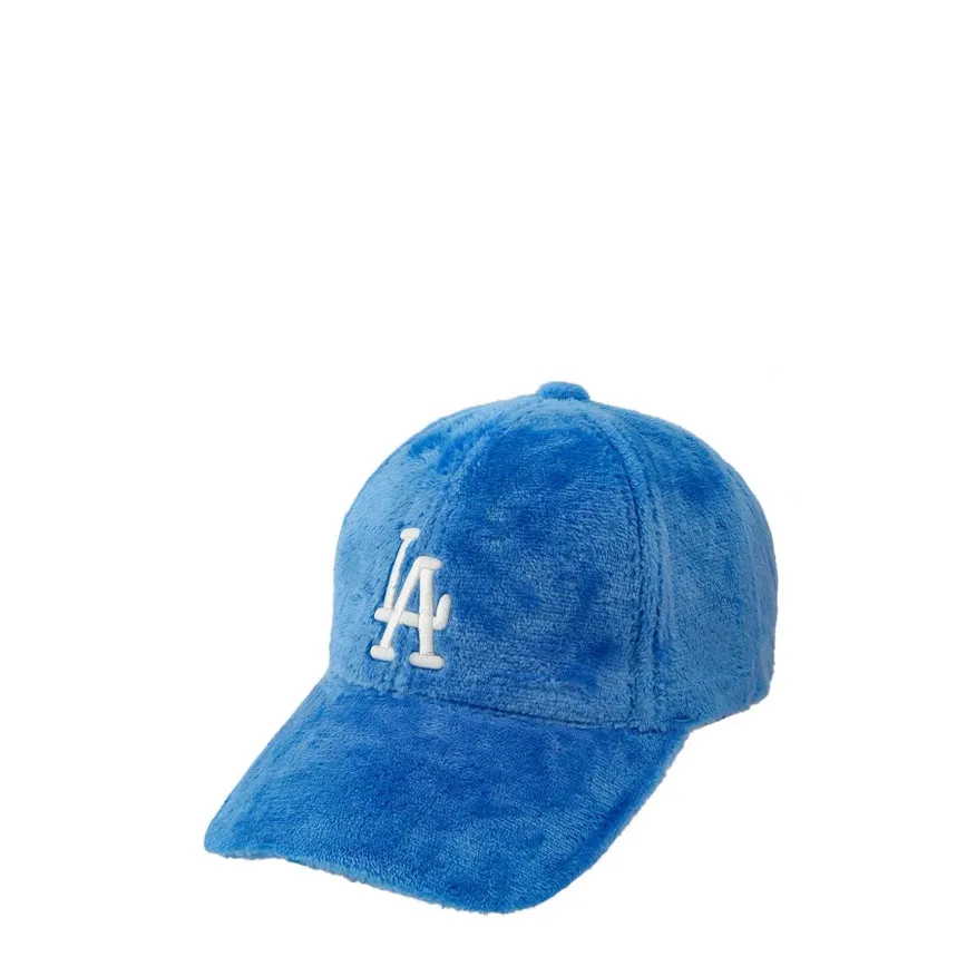 La Embroidery Fur Baseball Cap