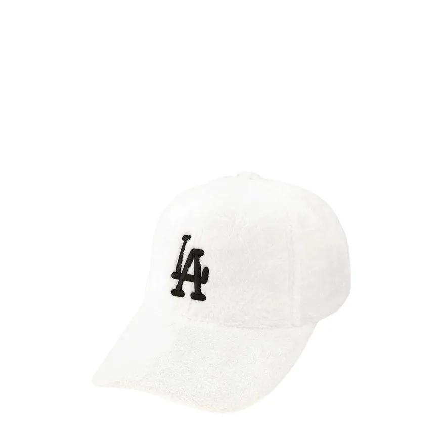 La Embroidery Fur Baseball Cap