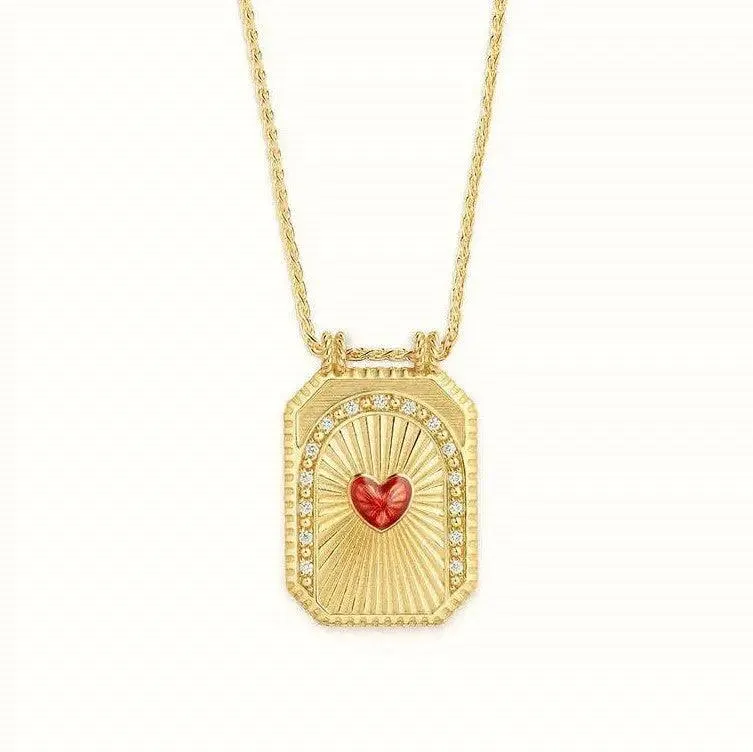 Large Heart Tarot Pendant