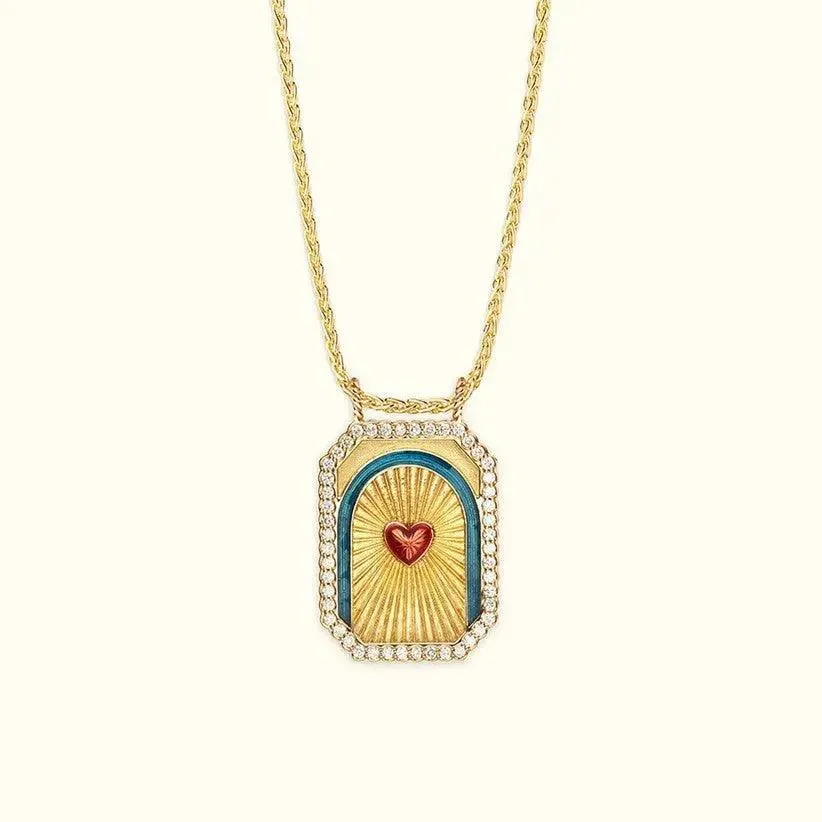 Large Heart Tarot Pendant