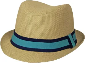 Milani Fedoras Unisex-child Straw with Band