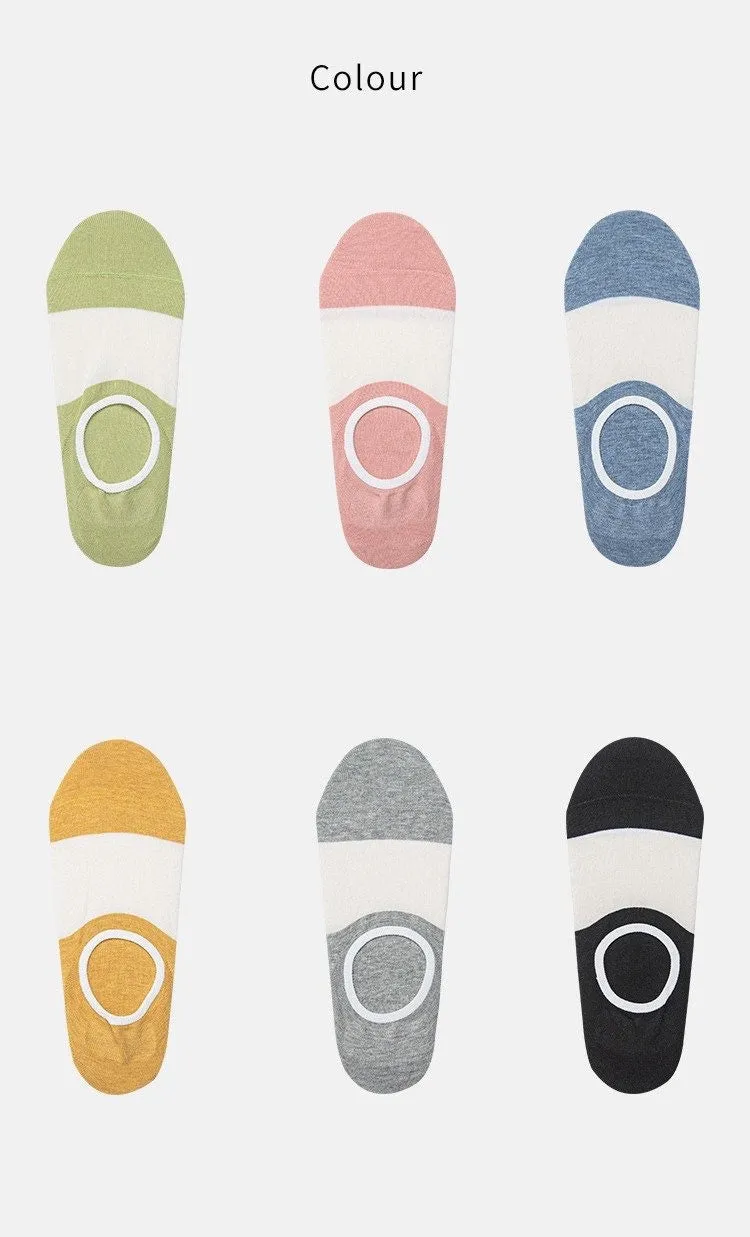 Miss June’s | Women’s 1 pairs cotton No-Show socks｜Summer | Patented | Daily | Cute  | Designed | Embroidered | Gift Idea | Comfortable |