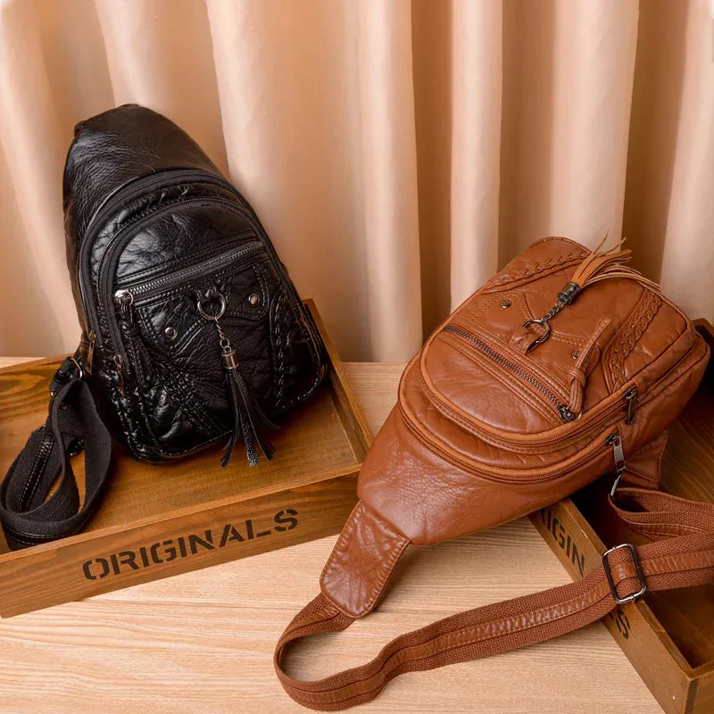 New Elegant Women Chest Bag