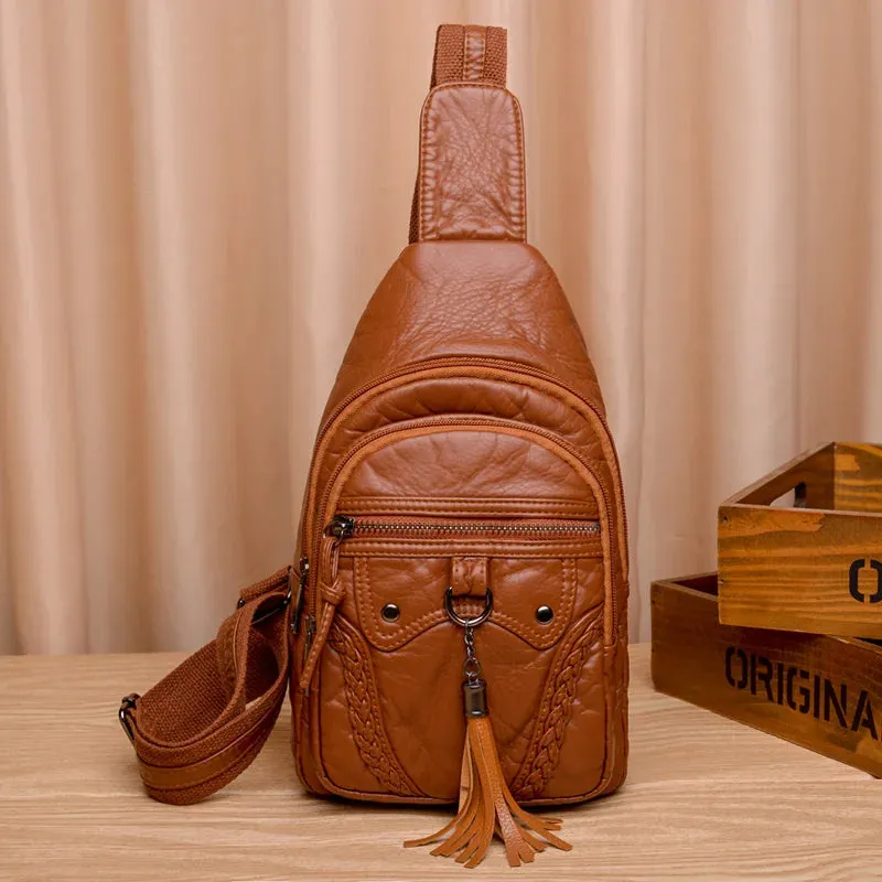 New Elegant Women Chest Bag