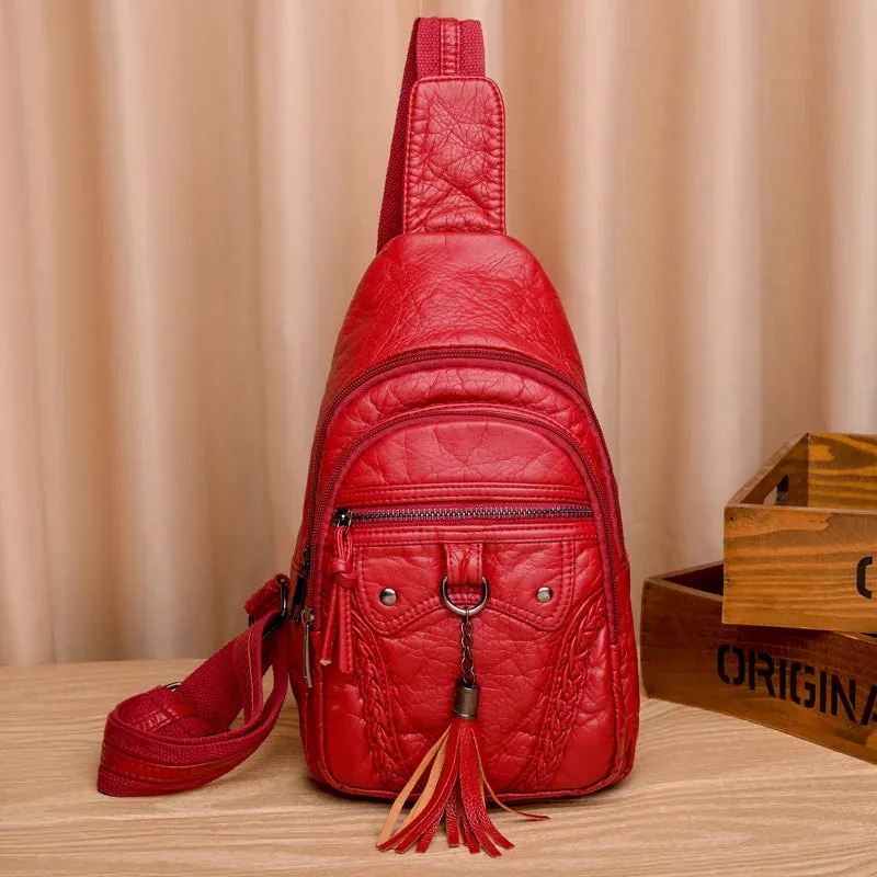 New Elegant Women Chest Bag