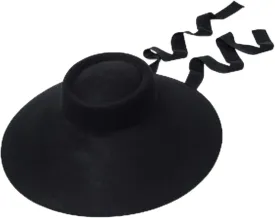 New Women Shallow Top Big Eaves Top Hat Fedoras