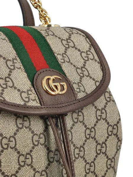 OPHIDIA GG BEIGE/EBONY MINI BACKPACK