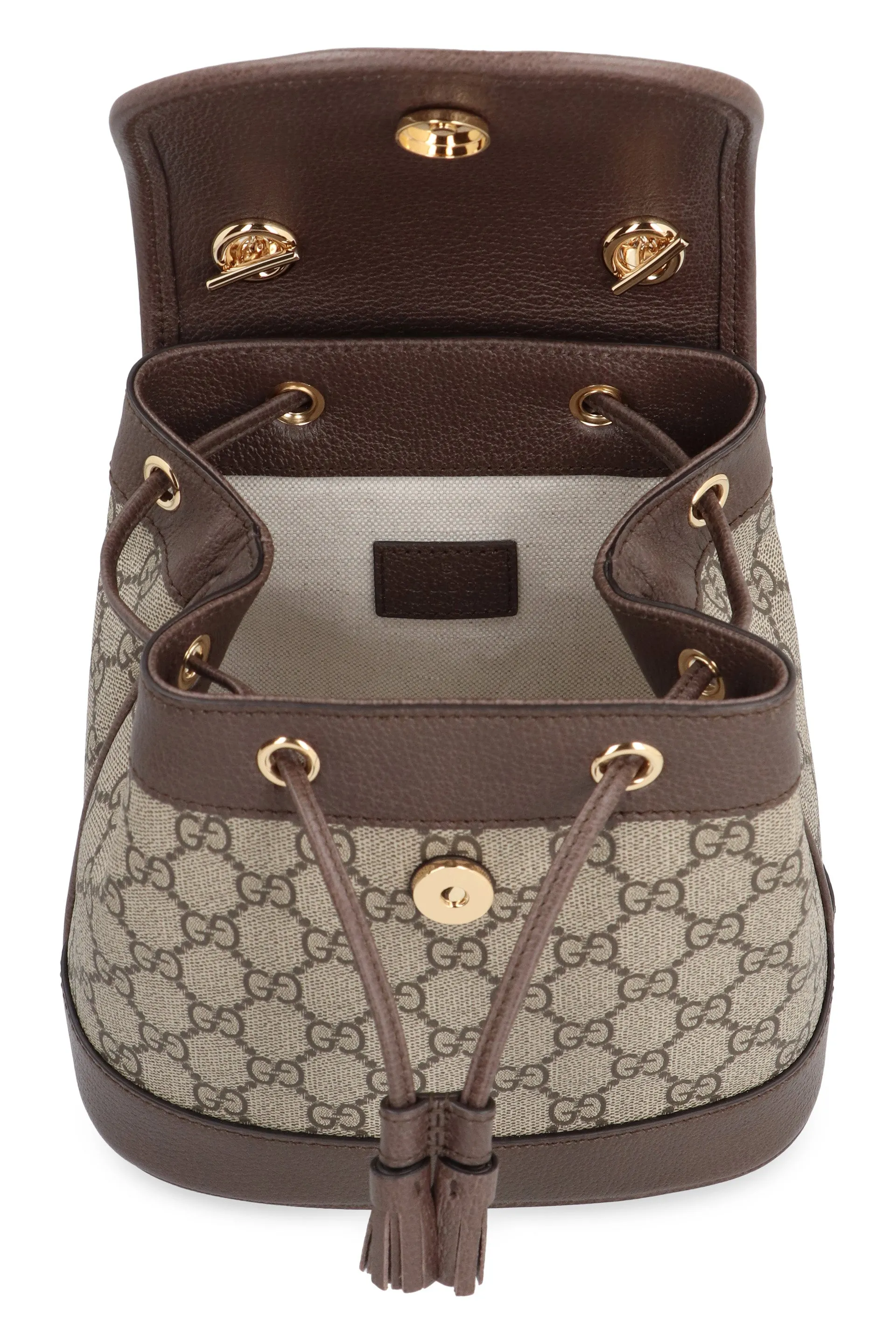OPHIDIA GG BEIGE/EBONY MINI BACKPACK