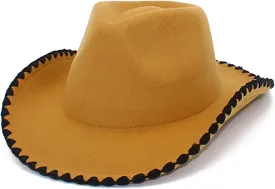 Panama Hat Fedoras Western Short-Brimmed Hat for Women Man Casual Wear Western Fedoras Man Women Unisex Wear