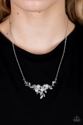 Paparazzi Necklace ~ Because Im The Bride - White