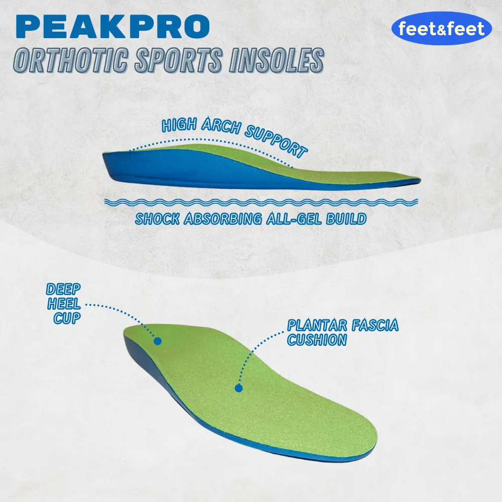 PeakPro Orthotic Sports Insoles