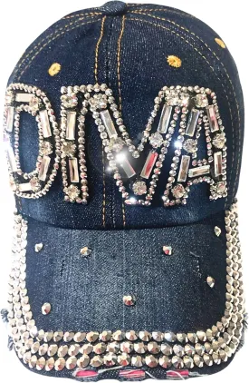 Popfizzy Rhinestone Diva Hat for Women, Bedazzled Queen Gifts, Bling Hats for Women Trendy, Sparkly Princess Accessories