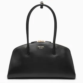 PRADA Smooth Leather Handbag with Double Zip - Large