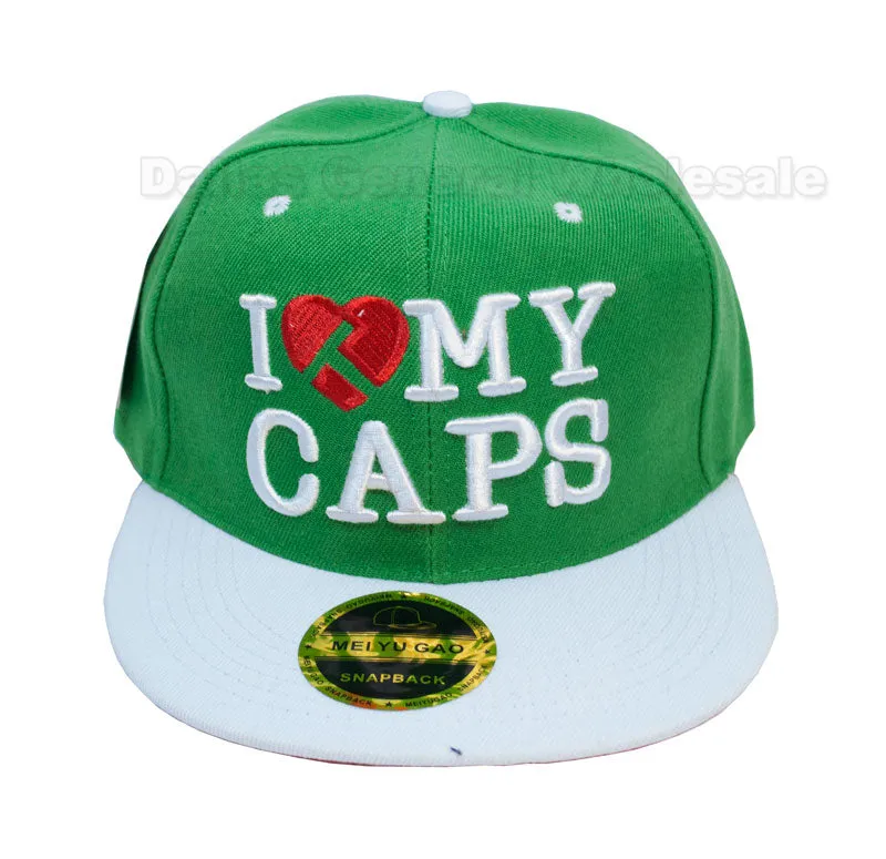 "I Heart My Caps" Fashion Caps Wholesale