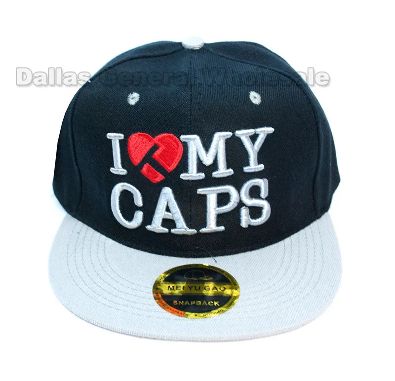 "I Heart My Caps" Fashion Caps Wholesale