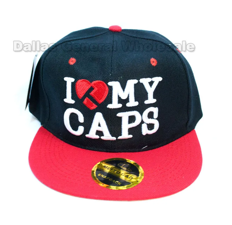 "I Heart My Caps" Fashion Caps Wholesale