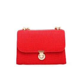 Red Formal Shoulder Bag P55586