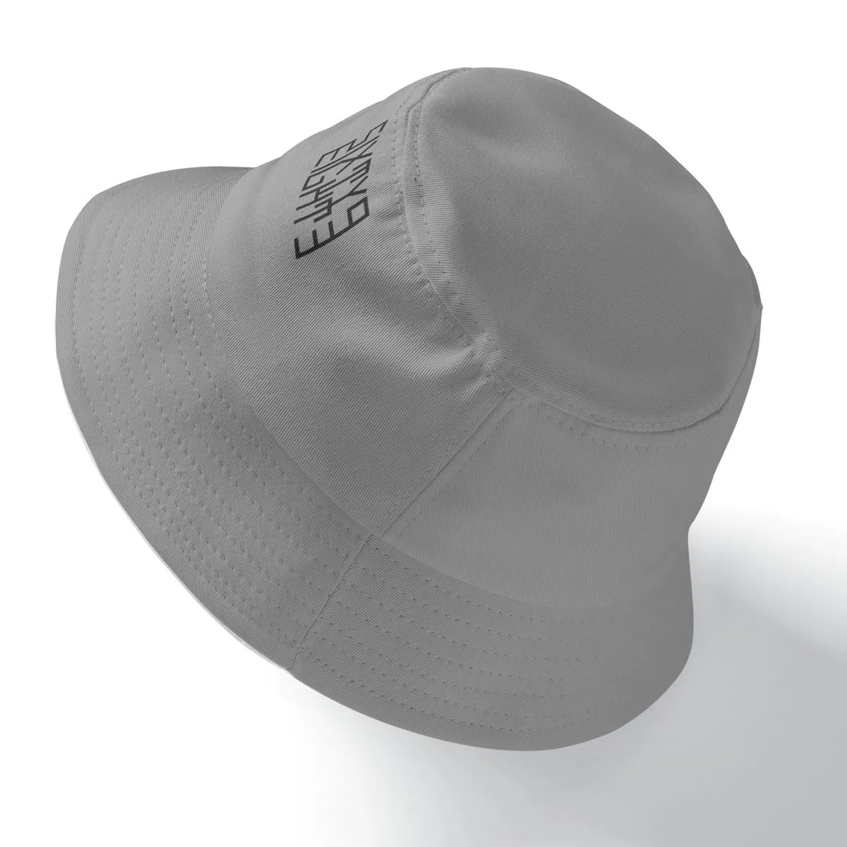 Sixty Eight 93 Logo Black Grey Bucket Hat