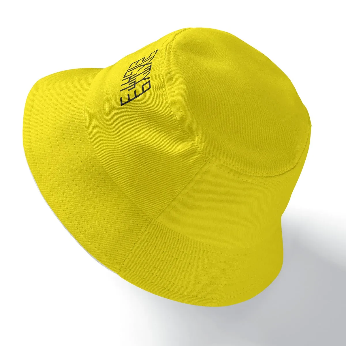 Sixty Eight 93 Logo Black Lemonade Bucket Hat