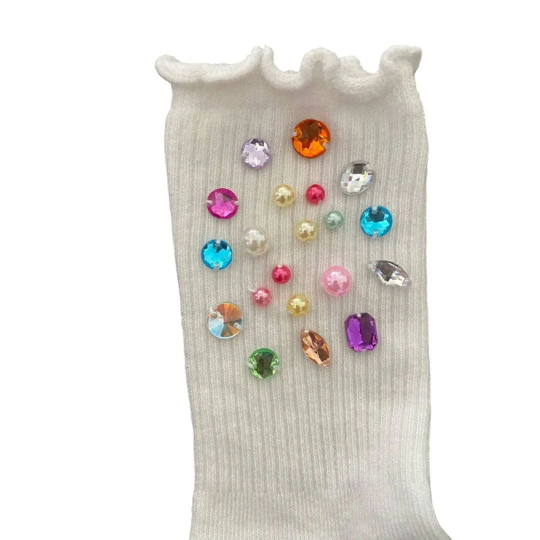 TWD Multi-colored Gem High Socks
