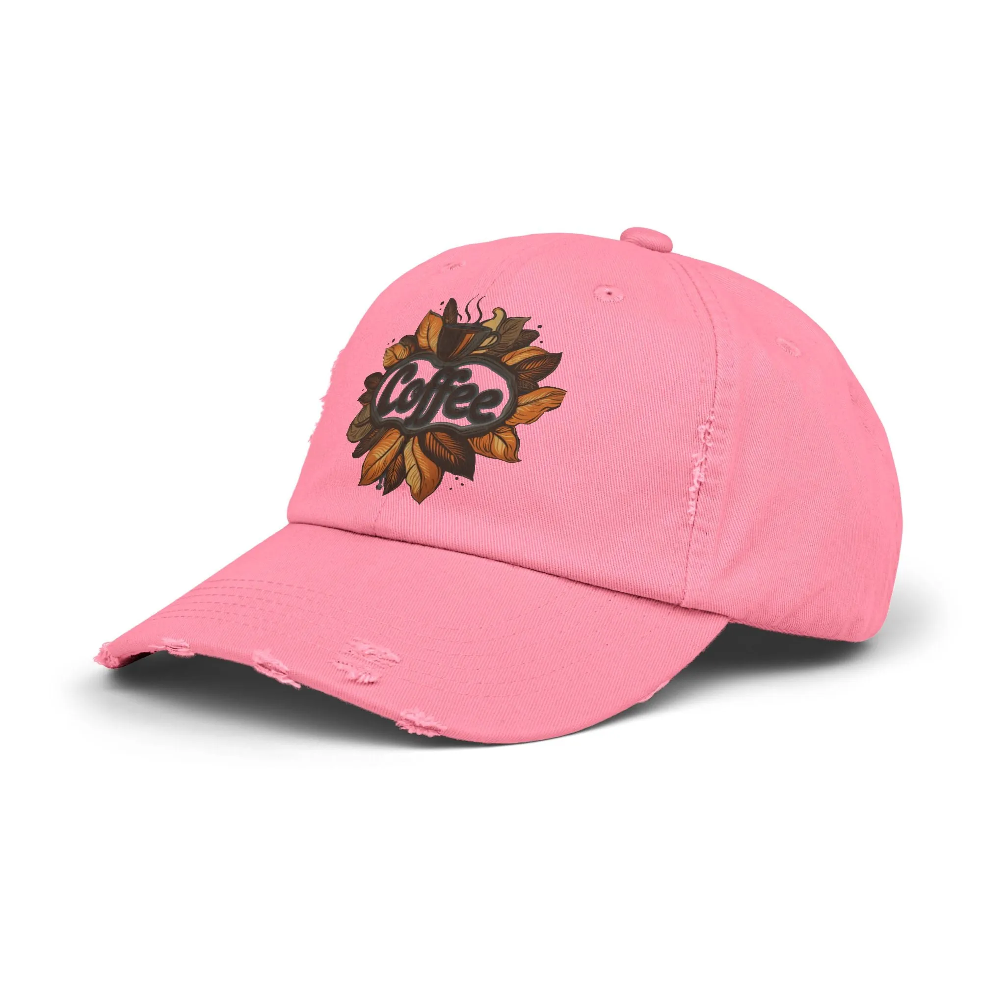 Vintage Style Hat 3 for Coffee Lovers - Unisex Distressed Coffee Cap - USA