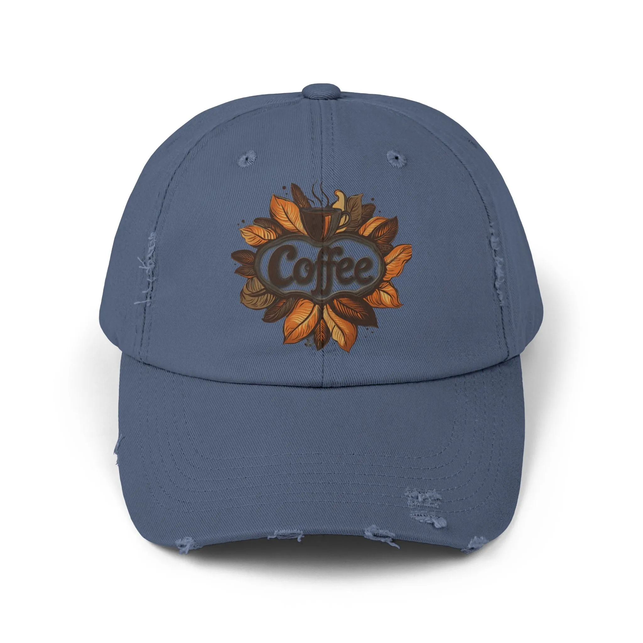Vintage Style Hat 3 for Coffee Lovers - Unisex Distressed Coffee Cap - USA