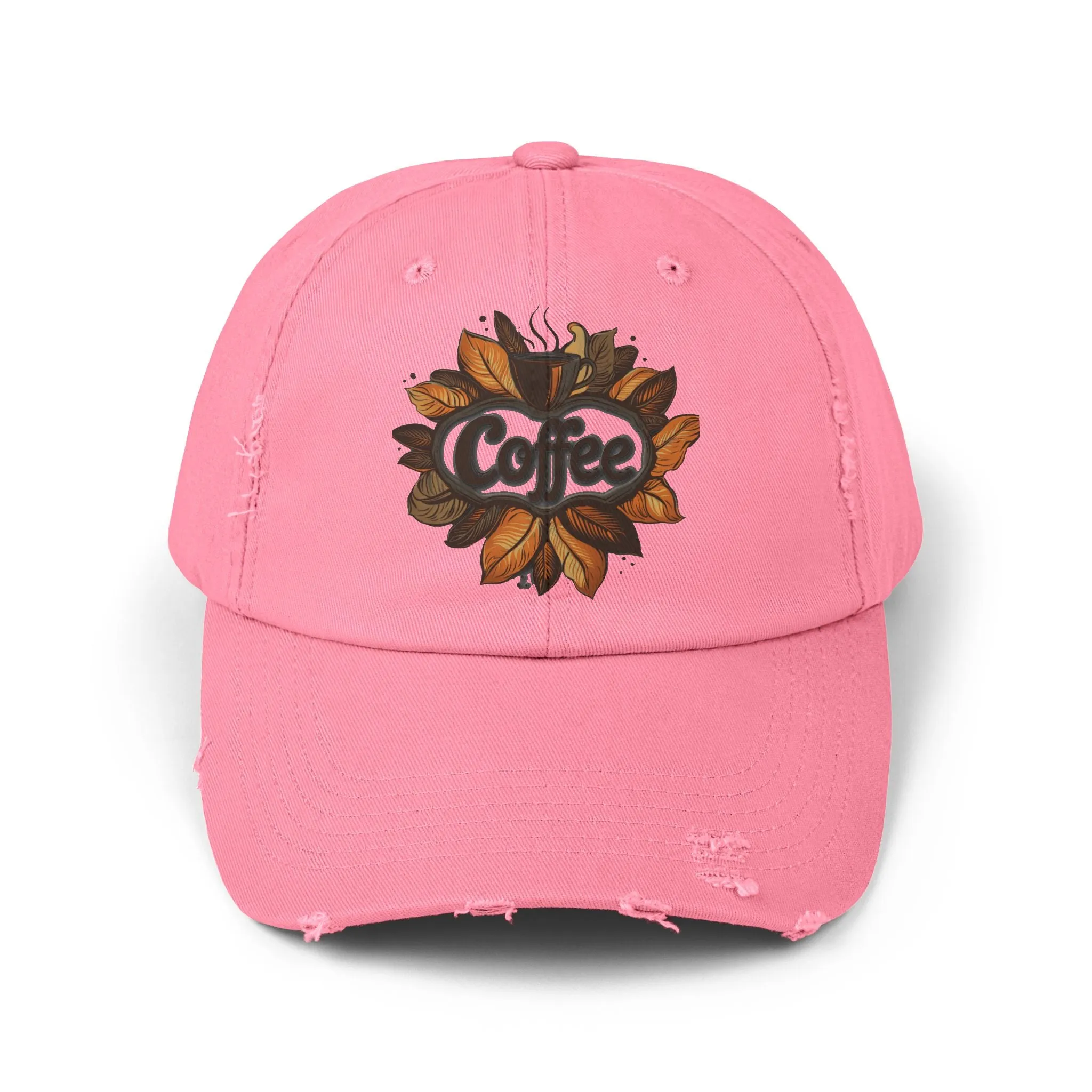 Vintage Style Hat 3 for Coffee Lovers - Unisex Distressed Coffee Cap - USA