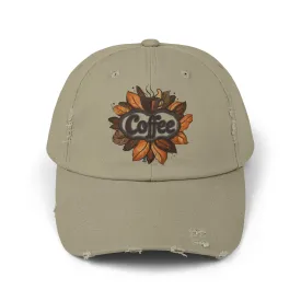 Vintage Style Hat 3 for Coffee Lovers - Unisex Distressed Coffee Cap - USA