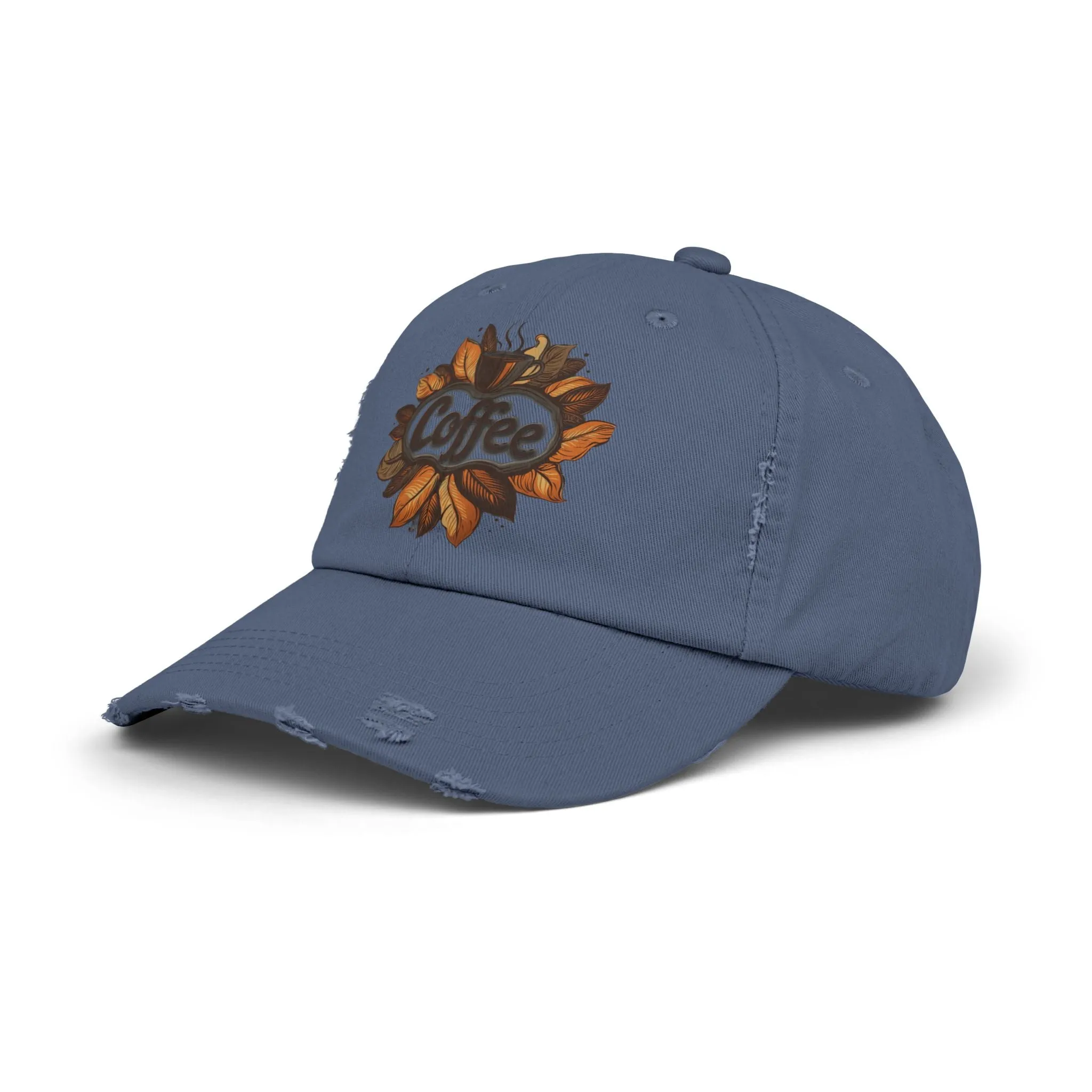 Vintage Style Hat 3 for Coffee Lovers - Unisex Distressed Coffee Cap - USA