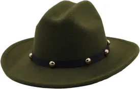 Women Men Winter Woolen Fedoras Hat Top Jazz Hat Round Caps Bowler Hats