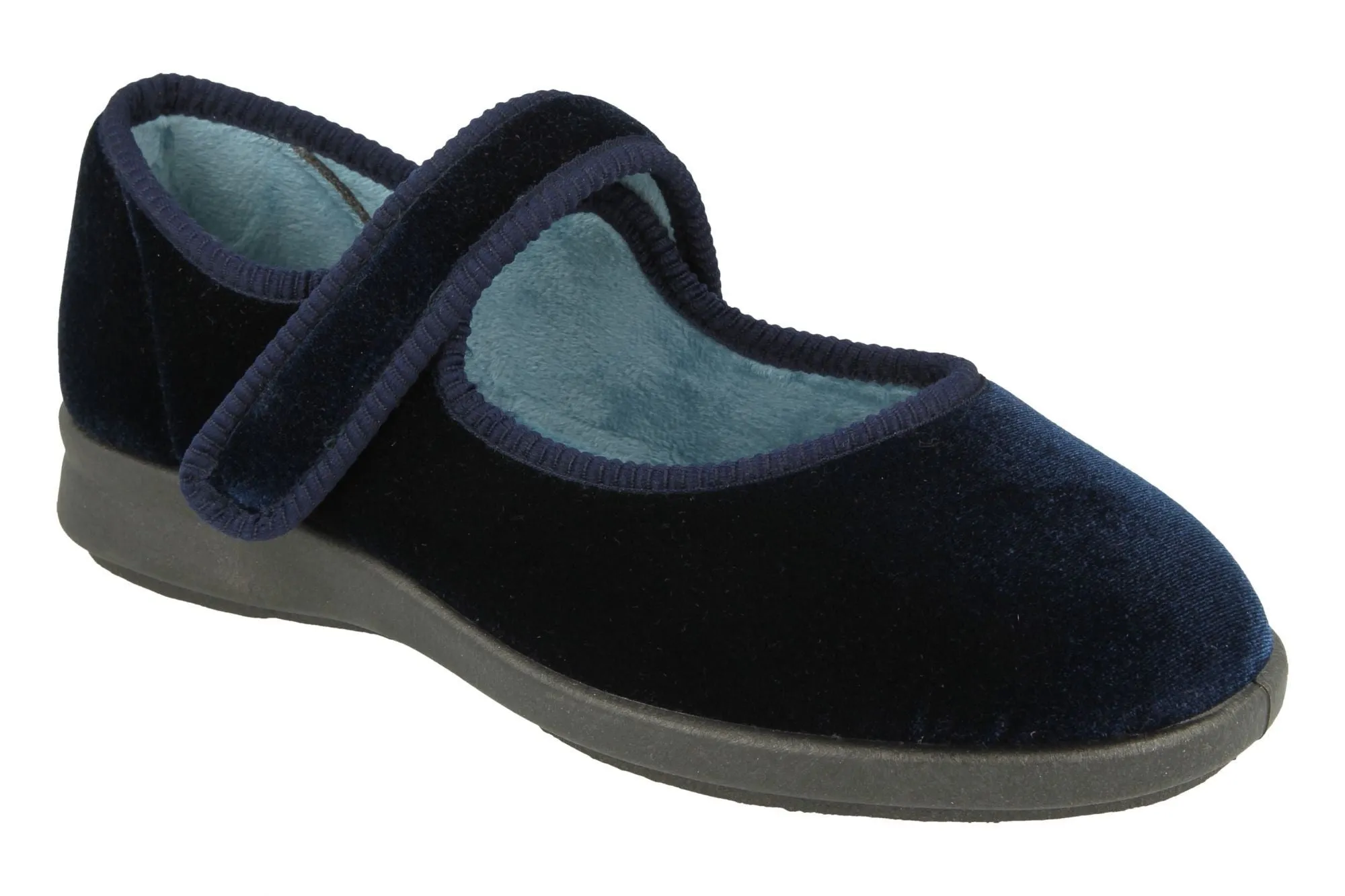 Womens Wide Fit DB Whitby Slippers