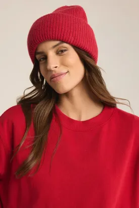Z SUPPLY - SNOW CAP BEANIE HAUTE RED